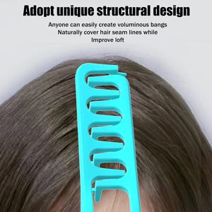 볼륨감 있는 넓은 이빨 헤어 스타일링 빗 컬링 도구 남성용 푹신한 질감 모든 모발 유형에 이상적 헤어스타일링 도구