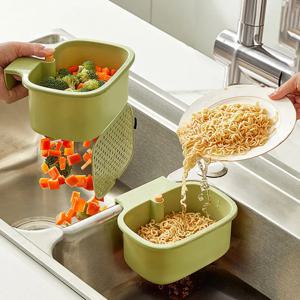 1pcs 주방 싱크 필터 바구니, 싱크대 세면대 누출 방지 필터 세면대, 원 클릭 프레스 유형 그리드 배수 보관함