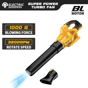 32000rpm 무선 송풍기, 잎 제거용 마당 송풍기, 6단 속도 조절 가능 송풍기, 디월트 20V 배터리 핀용 전동 공구