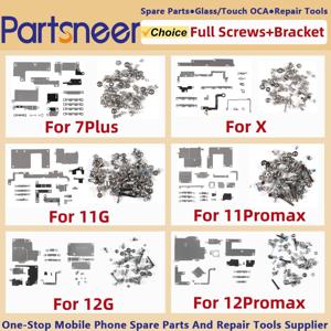 내부 브래킷 교체 부품 및 전체 나사 세트 iPhone 7 7Plus 8 8Plus X XR XSMAX 11 11PRO MAX 12 12PRO MAX 12Mini