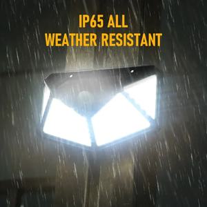 벽 조명 야외 조명 방수 햇빛 태양열 램프 외부 태양광 전원 헤드라이트 집 LED 조명 센서 정원 램프