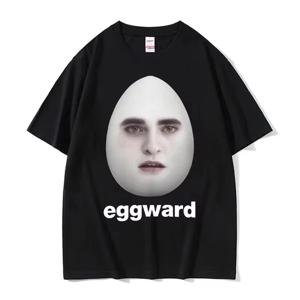 Hot Twilight Eggward Funny Meme T 셔츠 Edward Cullen 패러디 유머 Tshirt 남성 여성 캐주얼 코튼 반팔 티셔츠 탑스