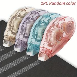 1-4PCS 8M*8mm 양면 접착 도트 접착 테이프 무산성 보관용 접착 테이프 공예 및 스크랩북킹용 접착 테이프 디스펜서