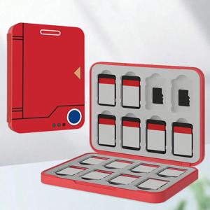 스위치 게임 카드 자기 흡수 카세트 리더기에 적합 16 in 1 Red