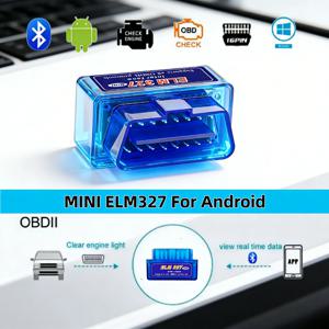 슈퍼 미니 ELM327 V2.1 블루투스 WIFI OBD2 스캐너 안드로이드 ELM 327 V1.5 자동차 진단 도구 OBD II 코드 리더