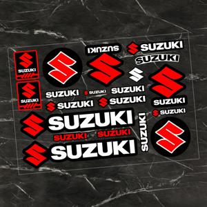 반사 스즈키 스티커 로고 오토바이 탱크 헬멧 자전거 자동차 데칼 키트