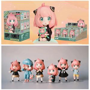 1:1 리이슈 스파이 X 패밀리 아니야 시리즈 블라인드 박스 장난감 귀여운 피규어 인형 미스터리 박스 모델 서프라이즈 백 소녀 생일 선물