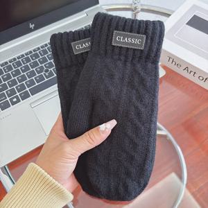 남자 겨울 따뜻한 장갑 방한 두꺼운 장갑 장갑 야외 스포츠 여행을위한 한국 스타일 유행 장갑