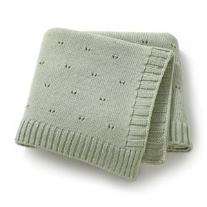 신생아 아기 담요 니트 솔리드 유아 유모차 Swaddling Wrap 슈퍼 소프트 격자 무늬 Sleepsack 따뜻한 소년 소녀 침구 퀼트 90*70CM