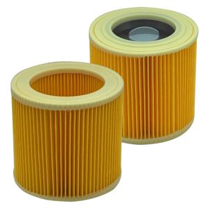 1/2 팩 6.414-552.0 교체 필터 – 카처 WD1/WD2/WD3, MV2/MV3 시리즈 진공청소기와 호환 가능