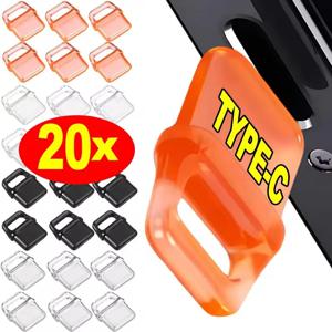 타입 C 충전 포트 보호 캡 커버 DIY 먼지 플러그 펜던트 아이폰 17 16 삼성 샤오미용 구멍 있는 방진 플러그