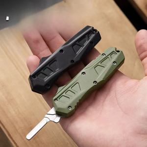 고급 다기능 칼 손잡이 도구(칼날 없음, 칼날 번호에 적합) 23/24), 일체형 주조, 스테인리스 스틸