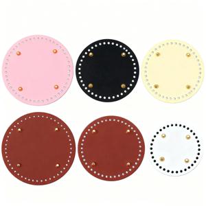 12/15/18cm 원형 가방 바닥 쉐이퍼 리벳 가방 크로셰 뜨개질 수제 DIY 쿠션 패드 가방 가방 바닥