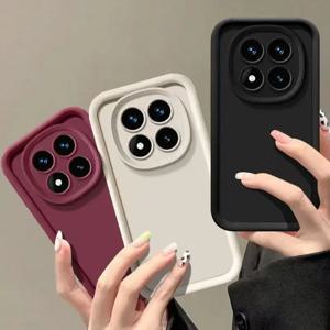 Redmi Note14 Pro 4G 케이스 Redmi Note14 Pro 5G 전화 케이스 Note 14 Pro + 컬리 웨이브 하이브리드 충격 방지 범퍼 커버 소프트 Fundas