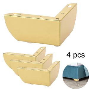 4Pcs 현대 금속 가구 소파 캐비닛 다리 장착 DIY 교체 다리 세트 가구 캐비닛 발 다리 소파 침대 테이블 피트