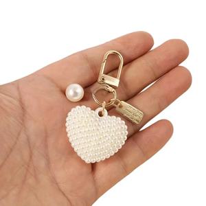 우아한 진주 키체인, 진주, 키체인, 펜던트, DIY, 자동차 열쇠, 여성용 액세서리, 세련된 선물