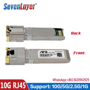 SFP+ 모듈 RJ45 스위치 gbic 10G 커넥터 구리 RJ45 SFP 모듈 Cisco Mikrotik와 호환되는 기가비트 이더넷 포트