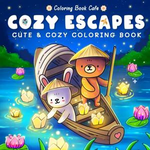 아늑한 탈출 스트레스 해소를 위한 귀엽고 아늑한 색칠하기 책 예술 드로잉 책 파티와 생일을 위한 완벽한 선물