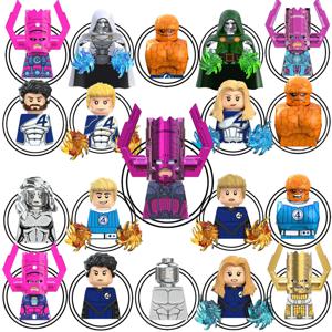 블라인드 박스 미니 블록 TV6218 피규어 빅 고블린 스파이더맨 아이언맨 베놈 캡틴 호크 데드풀 아머 크리스마스 선물 장난감