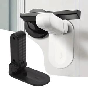 새로운 도어 레버 잠금 장치 유니버설 아동 보호 핸들 잠금 장치 아기 안전 무타공 다기능 숨김 버튼 버클 안전 잠금 장치