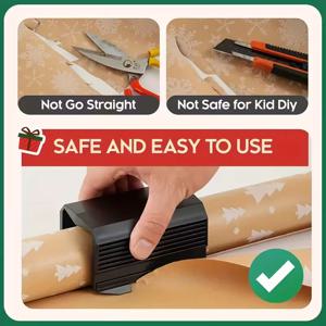 수동 종이 절단기, 선물 포장 및 스크랩북용 고정밀 슬라이더 트리머, 공예 DIY, 사무실/가정용 배터리 프리