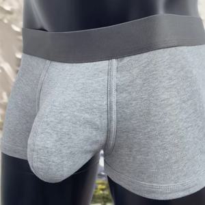 큰 주머니가 있는 남성용 면 팬티, 편안하고 인기 있는 남성용 섹시 속옷.