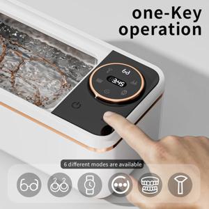 초음파 55KHZ 세척기 음파 기술 딥 클리닝 기기 안경 틀니 보석 메이크업 브러쉬용