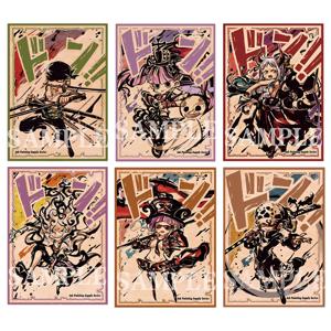 60PCS 67x92mm 6가지 스타일 원피스 레이저 표준 사이즈 TCG 카드 슬리브 애니메이션 카드 보호기 보드 게임 카드