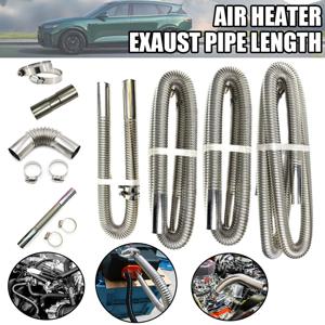 스테인리스 스틸 가스 배기 호스, 에어 디젤 주차 히터용 유연 배기 파이프 튜브, 자동차용 15cm 60cm 120cm 200cm 300cm