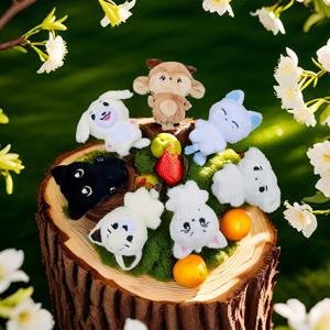 K팝 플러시 장우원 허성 제이 제이크 성훈 봉제인형 키링 귀여운 만화 펜던트 액세서리 가방 팬 선물