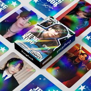 124개 포토카드 스티커 K팝 굿즈 로모 카드 세트 팬 컬렉션 카드 선물