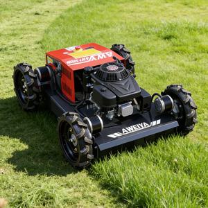 맞춤형 소형 원격 제어 4륜 구동 로봇 잔디깎이 500mm 절삭 폭, 간편한 사용, 무료 블레이드 액세서리 포함