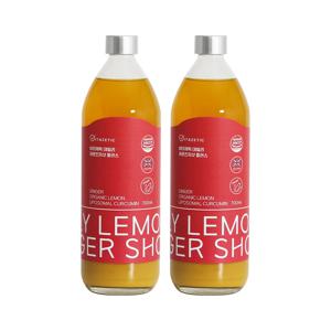 비타제틱 데일리 레몬진저샷 국내산생강 커큐민 비타민Ｃ건강드링크 진저샷 플러스 700ml x 2개