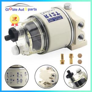 R12T 연료 필터 수분 분리기 전체 키트 - 해양 SPIN-ON R12T 필터는 S3240 120AT NPT ZG1/4-19 Fit 3/8 인치 NPT Ou를 대체합니다.