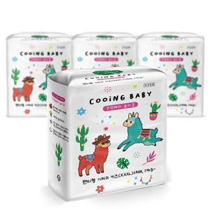 쿠잉 베러 놀라운 팬티형 기저귀 키즈형(XXXL) 18매 4팩 (19kg 이상)