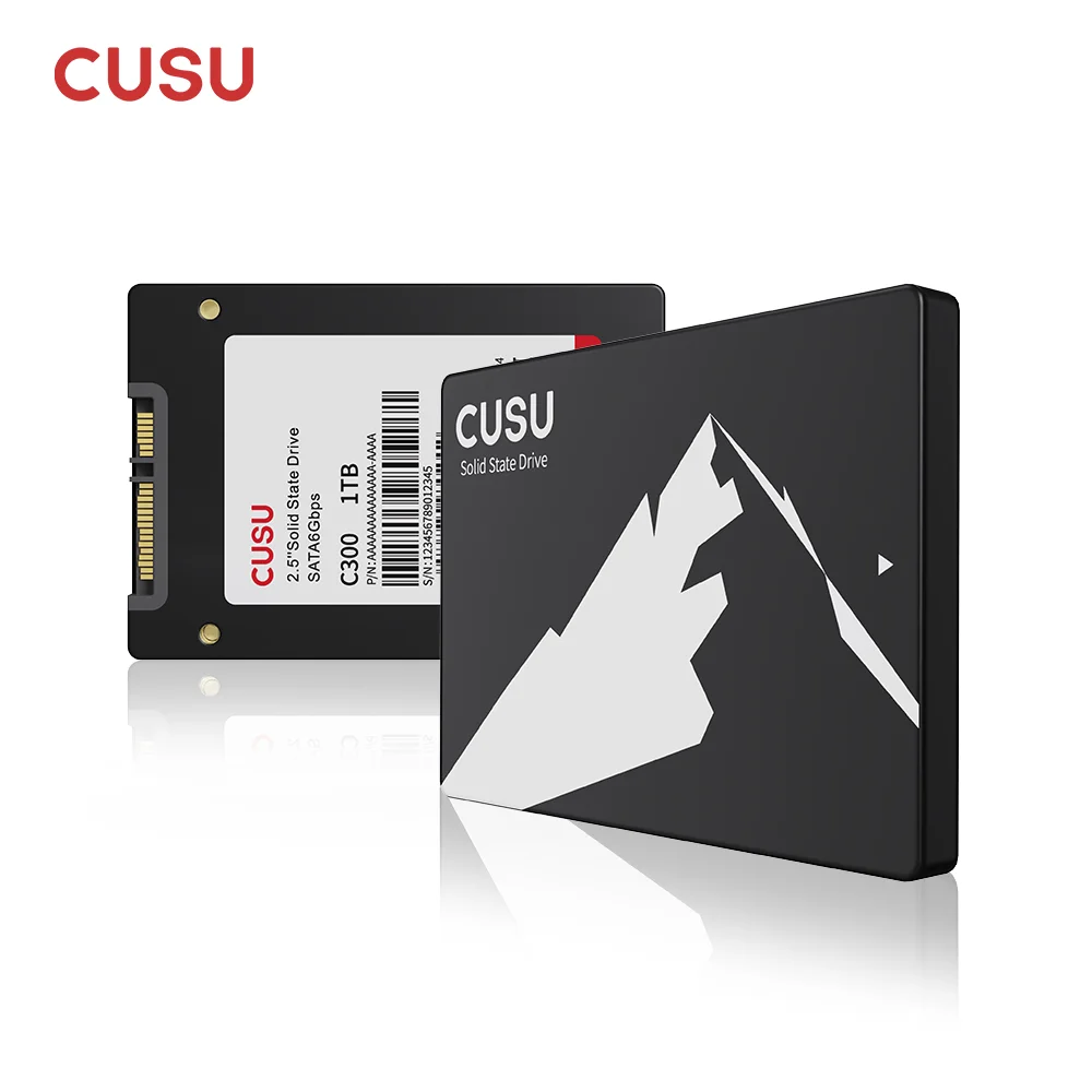 CUSU SSD 1TB 512GB 256GB 128GB SATA3 하드 드라이브 노트북 데스크탑용 2TB SSD SATA 솔리드 스테이트 디스크