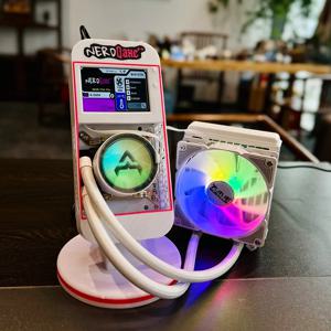 YYSLuping NerdQaxe++ BTC 솔로 채굴기 4.8TH/S 80W BM1370 칩 ASIC 오픈 소스 비트코인 ​​암호화폐 채굴기