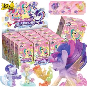 마이 리틀 포니 블라인드 박스 유니콘 트와일라잇 스파클 매직 고무 인형 만화 창의적 지우개 인형 소녀 놀이 장난감 선물