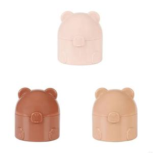 기저귀 가방 저장 및 온화한 응용 프로그램을위한 M89C 휴대용 베이비 파우더 퍼프 케이스