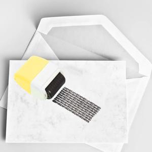 신분 도용 방지용 기밀 스탬프 롤러, 봉투 개봉 우편 보안 주소 차단 플라스틱 코드 스탬프