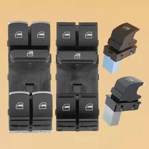 VW Jetta Tiguan 골프 GTI MK5 MK6 Passat B6 CC Seat Leon MK2 1K 용 전력 창 스위치 빨간색 4959857   5번째 959857   5K 4959857