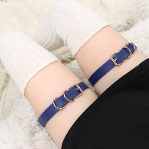 여성용 PU 가죽 스트랩, 섹시 패션 란제리, 가터 코스프레 파티 액세서리, 다리 반지, 다리 스트랩