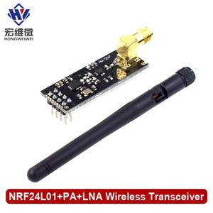 NRF24L01+PA+LNA 무선 트랜시버 RF 트랜시버 모듈 2.4G 1100m(안테나 포함) 및 NRF24L01+ 브레이크아웃 어댑터(3.3V 포함)