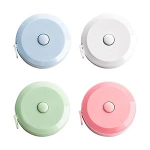 2M 허리 테이프 측정 편리한 텀블러 측정 테이프 이중 저울 천 뜨개질을위한 정확한 의류 줄자