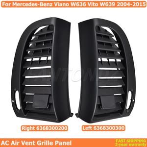 메르세데스 벤츠 비토 비아노 W636 W639 2004-2015 6368300300 용 자동차 에어컨 벤트 그릴 좌우 에어벤트 아웃렛 커버 패널