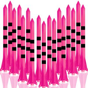 골프 티 플라스틱 깨지지 않는 5갈래 헤드 티 스트라이프 마커 포함 50개, 83mm70mm 길이 볼 홀더 저마찰 저저항