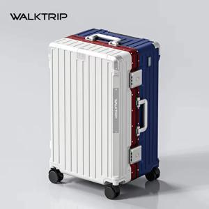 럭셔리 여행용 가방 20/24/26/28/30인치 고품질 업그레이드 두꺼운 PC 소재 알루미늄 프레임 TSA 잠금장치가 있는 롤링 러기지