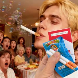 9개/세트 인스타 스타일 재미있는 특이한 담배갑 장난감 사진 소품, 친구에게 선물로, 거품 기계, 야외 휴대용