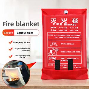 120X120cm 비상용 화재 담요 텐트 보트 가정 생존용 화재 대피 안전 커버