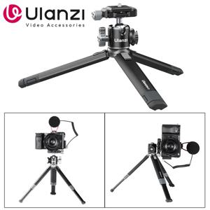 Ulanzi MT-24 Vlog Lite 금속 삼각대(볼헤드 포함) 확장형 1/4'' 삼각대 모노포드 콜드 슈 Arca Quick Swiss 2.5KG 최대 하중